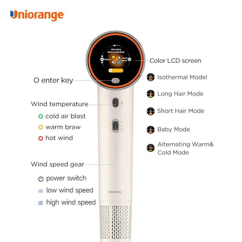 Uniorange Plasma High Speed Hair Dryer H6